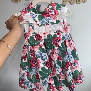 Janie and Jack Floral Lace Party Dress Baby Girl